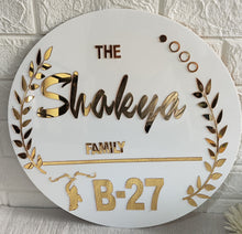 Load image into Gallery viewer, Premium Acrylic Laser-Cut Nameplate

